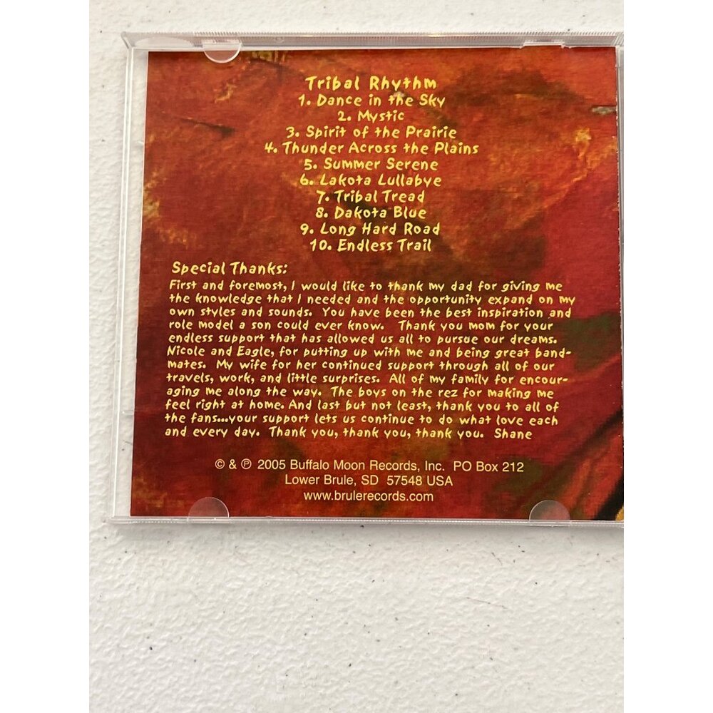 AIRO Tribal Rhythm CD Buffalo Moon Records 2005 New Age BMP-0520-CD Pre-Owned - Picture 3 of 5